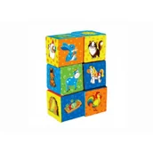 Zabawki sensoryczne - Zestaw klocków, miękkie kostki, 6 szt, 090601-02 - miniaturka - grafika 1