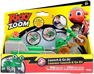 Ricky Zoom, wyrzutnia z figurką Motocykl DJ - Samochody i pojazdy dla dzieci - miniaturka - grafika 1