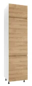 Meble kuchenne - Alba Słupek Pod Zabudowę Lodówki Wysoki Prawy Dl-60-220 Hikora - miniaturka - grafika 1
