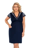 Piżamy damskie - Donna Koszulka Deborah Plus Dark Blue 50 Dark Blue - miniaturka - grafika 1