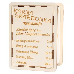 Karna skarbonka z grawerem - Skarbonki - miniaturka - grafika 4