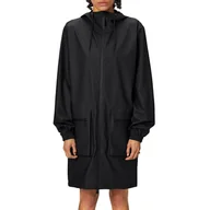Kurtki męskie - Kurtka Rains Cargo Long Jacket 19850-01 - czarna - miniaturka - grafika 1