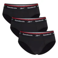 Majtki męskie - Bielizna męska Reebok C82593PKA SPORTS BRIEF WIGGINS Czarna - miniaturka - grafika 1