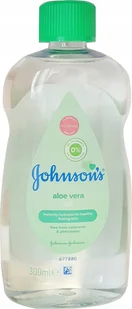 Johnson's Baby Oliwka 300ml Aloes Vera - Balsamy i oliwki dla dzieci - miniaturka - grafika 1