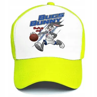 Czapka z Daszkiem WHAT'S UP DOC Dla Fana Kreskówek Wzory Biało Żółta - Czapki i chusty sportowe męskie Czapka z Daszkiem WHAT'S UP DOC Dla Fana Kreskówek Wzory Biało Żółta - Czapki i chusty sportowe męskie - miniaturka - grafika 1