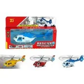 Samoloty i helikoptery - Helikopter śmigłowiec metalowy światło dźwięk MIX Adar - miniaturka - grafika 1