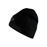 Czapki męskie - Czapka zimowa CRAFT ADV WINDBLOCK KNIT HAT 1912380-999000 – Czarny - miniaturka - grafika 1