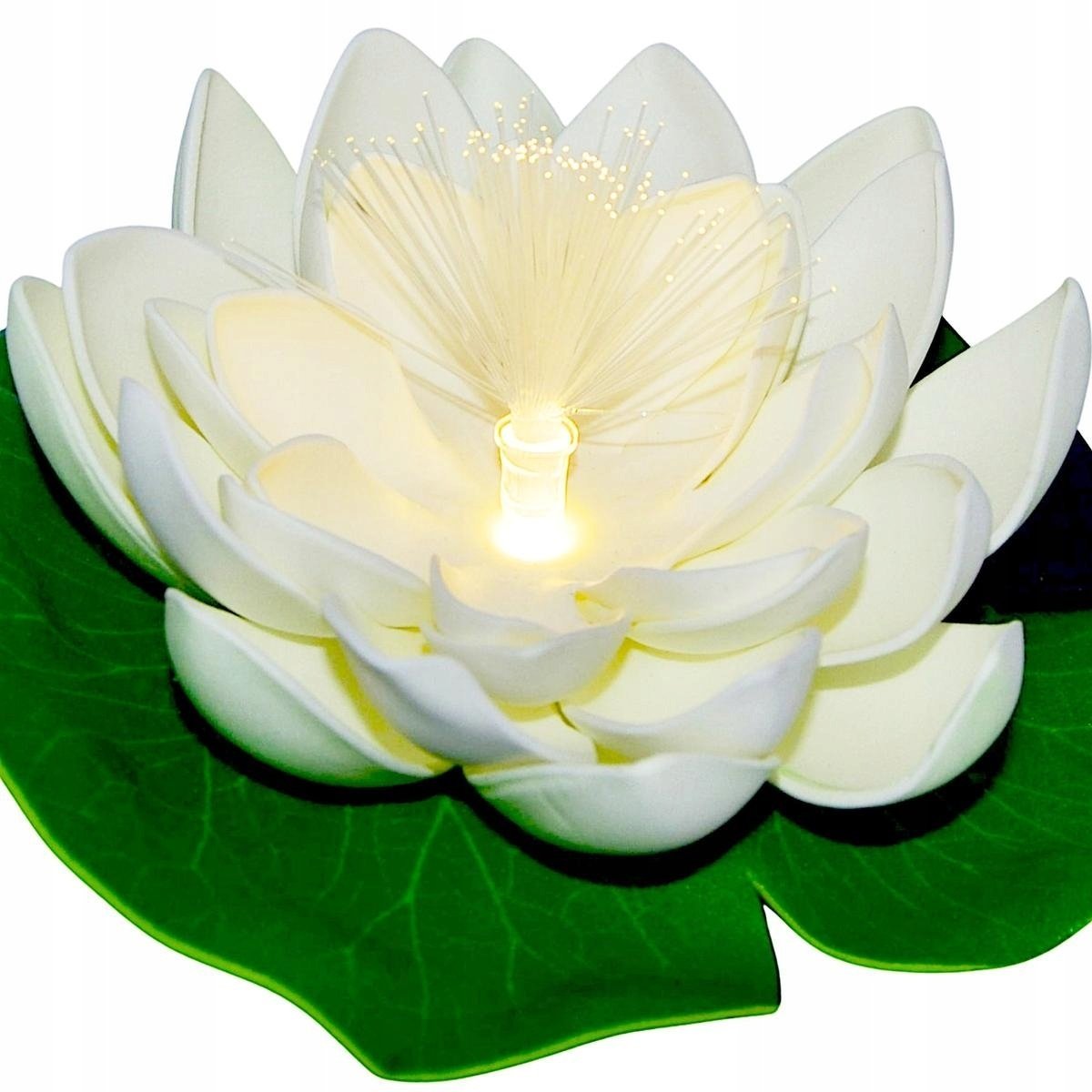 ProGarden LAMPA SOLARNA LILIA WODNA 17CM BIAŁA