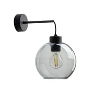 Lampy ścienne - Prosta lampa ścienna z ciemnym kloszem TK 10243 z serii CUBUS GRAPHITE - miniaturka - grafika 1
