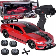 Zabawki zdalnie sterowane - Auto Do Driftu Na Pilota Duże Autko Zdalnie Sterowane Rc Drift Led Dym 1:16 - miniaturka - grafika 1