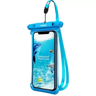 Etui wodoodporne Fonken wodoszczelne uniwersalne IPX8 do 6.5 Niebieskie - Etui i futerały do telefonów - miniaturka - grafika 1