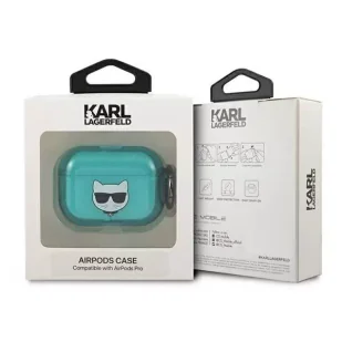 Karl Lagerfeld KLAPUCHFL AirPods Pro cover niebieski/blue Choupette - Akcesoria do słuchawek - miniaturka - grafika 3