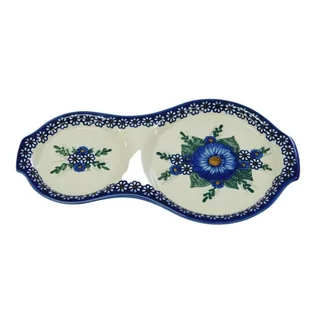 Ceramiczna tacka śniadaniowa Ceramika Bolesławiec - Tace i patery - miniaturka - grafika 1