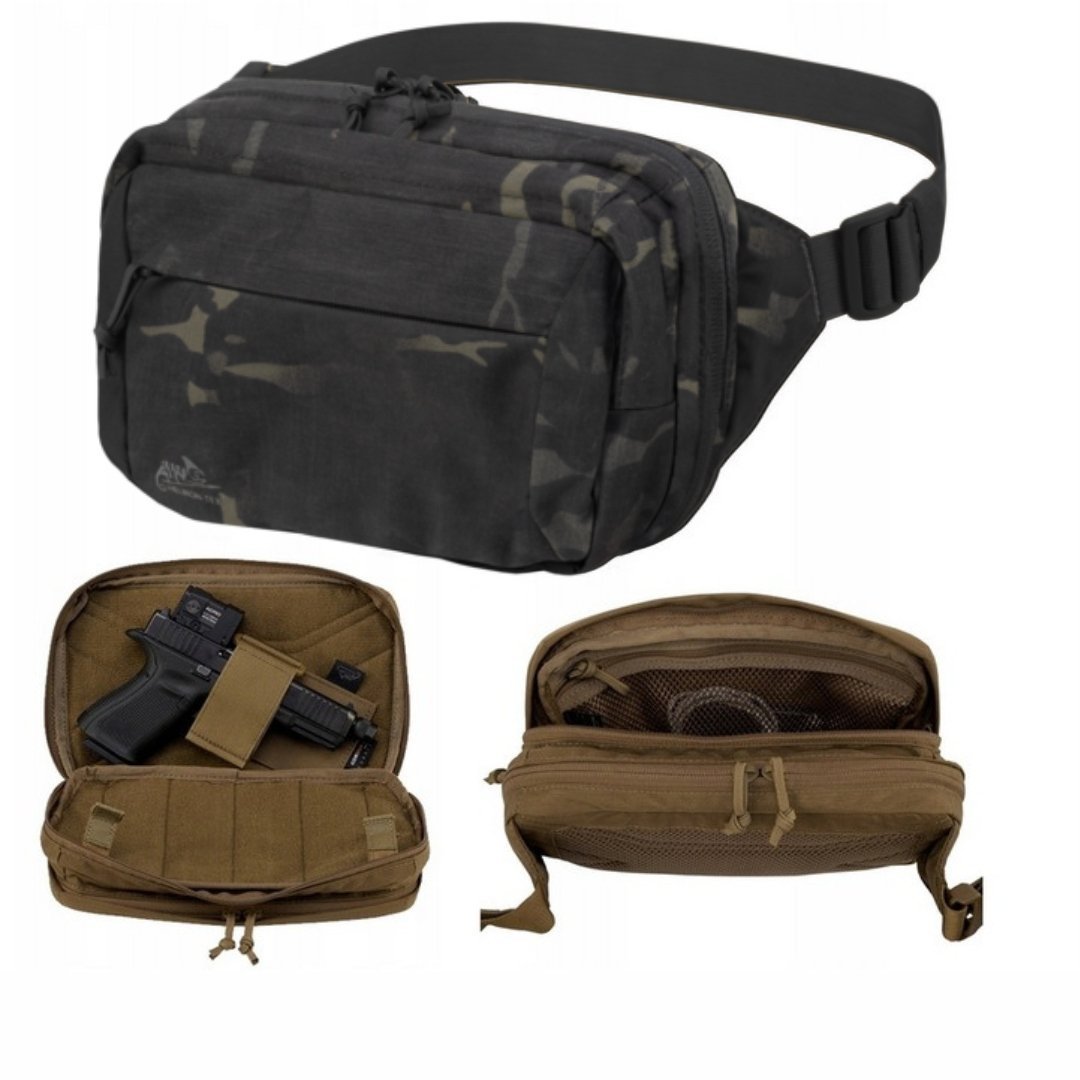 Pojemna Nerka Taktyczna Helikon Biodrówka Na Broń RAT Cordura MulticamBlack
