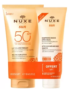 Nuxe Sun - Zestaw (Mleczko do opalania tuba SPF50 150ml + Żel pod prysznic 100ml) - Zestawy kosmetyków damskich - miniaturka - grafika 1