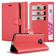 Etui i futerały do telefonów - Etui Cadorabo do Sony Xperia 10 / Xperia XA3 pokrowiec ochronny w kolorze czerwonym etui na telefon komórkowy pokrowiec z magnetycznym zamknięciem - miniaturka - grafika 1