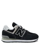 Buty dla chłopców - New Balance Sneakersy PC574EVB Czarny - miniaturka - grafika 1