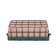 Sztuczne kwiaty - Gąbka Florystyczna Sucha Garnet Midi Victoria Kompozycje Kwiatowe Bukiety Kwiaty - miniaturka - grafika 1