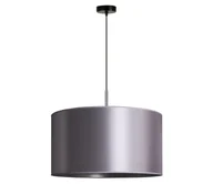 Lampy sufitowe - Duolla - Żyrandol na lince CANNES 1xE27/15W/230V śr. 45 cm srebrny - miniaturka - grafika 1