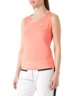 Salewa Tank top damski Pedroc 3 Dry W, Fluo Coral Melange, 34/42 PL - Koszulki i topy damskie - miniaturka - grafika 1