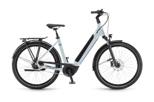 Rower WINORA Sinus N8f Low winterwhite (54 cm) - Rowery elektryczne - miniaturka - grafika 1