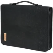 Teczki i aktówki - Biwuar luksusowy neseser aktówka teczka organizer wegański czarny z korka CorkVillage CV14 czarny - miniaturka - grafika 1