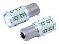 Żarówki samochodowe - Żarówka samochodowa LED P21W BA15s 12/24V 14W 14xSMD Canbus biała 0,5x Y3-3684 - miniaturka - grafika 1