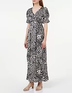 Sukienki - Naf Naf R1 Sukienka, Senorita Czarny/Biały, 40 Kobiety, Senorita czarny/biały, 38 - miniaturka - grafika 1