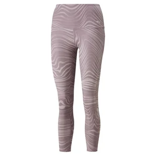 Damskie Legginsy PUMA STUDIO AOP HW TIGHT QUAIL 52156218 – Fioletowy - Legginsy - miniaturka - grafika 1