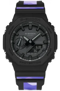 Zegarek Zegarek męski G-SHOCK GA-2100-1A1JW01 czarny sportowy wodoszczelne - Zegarki męskie - miniaturka - grafika 1