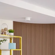 Lampy sufitowe - Reflektor LED Lindby Nivoria, 11 x 6,5 cm, biały piaskowy, aluminium - miniaturka - grafika 1