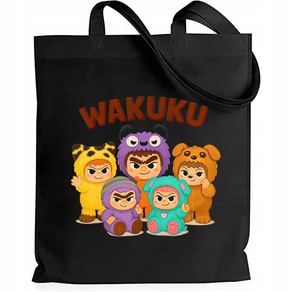 Torba Czarna EKO Shopper EKIPA Na Zakupy Na Prezent Pod Choinkę Wz