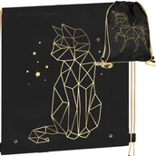 Torby szkolne - Starpak Worek Szkolny na Obuwie Złoty Kotek Gold Unicorn 529469 - miniaturka - grafika 1
