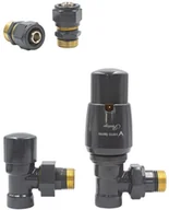 Zawory i kraniki - Varioterm Zawór termostatyczny ROYAL kątowy ze złączką PEX/CU - grafit błyszcący miedziana - CU 15 mm ROGS0207CFK(Cu) - miniaturka - grafika 1