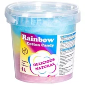 Inne słodycze - GSG24 Kolorowa tęczowa wata cukrowa Rainbow Cotton Candy 1L 1009594 - miniaturka - grafika 1