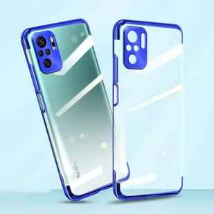 Clear Color case żelowy pokrowiec etui z metaliczną ramką Xiaomi Redmi Note 10 5G / Poco M3 Pro niebieski - Etui i futerały do telefonów - miniaturka - grafika 9