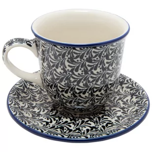 Filiżanka Do Herbaty Kawy 300 Ml Ze Spodkiem - Ceramika Artystyczna Bolesławiec - Filiżanki Filiżanka Do Herbaty Kawy 300 Ml Ze Spodkiem - Ceramika Artystyczna Bolesławiec - Filiżanki - miniaturka - grafika 1