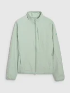 Kurtki i kamizelki sportowe męskie - 4F Kurtka puchowa z wypełnieniem syntetycznym męska - turkusowa 3XL - miniaturka - grafika 1