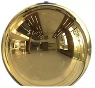 Oprawy, klosze i abażury - 10200 Klosz CAMELEON POLARIS GOLD fi 25cm Złoty - miniaturka - grafika 1