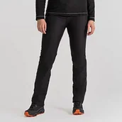 Spodnie damskie - Craghoppers Wodoodporne damskie spodnie Kiwi pro. Wodoodporne, oddychające i wiatroszczelne damskie spodnie do chodzenia na lato i zimę. Czarny - miniaturka - grafika 1