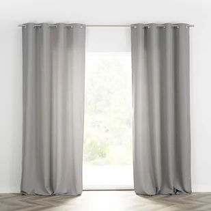 Zasłona BASIC na kółkach 140x280 cm szary 1 szt. - Zasłony - miniaturka - grafika 1