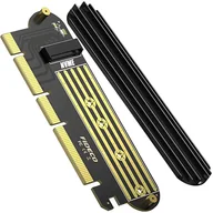 Kontrolery - Fideco Adapter PCI-E x16 x8 x4 Dysku m.2 SSD NVMe 64Gbps - miniaturka - grafika 1