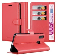 Etui i futerały do telefonów - Etui ochronne Cadorabo do Samsung Galaxy A40 w kolorze czerwonym etui na telefon komórkowy z magnetycznym zamknięciem - miniaturka - grafika 1