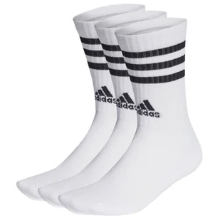 Skarpety adidas 3 Stripes Cushioned SPW CRW 3PP (kolor Biały) - Skarpetki damskie - miniaturka - grafika 1
