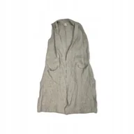 Swetry damskie - Szara narzutka kardigran damski WILFRED S - miniaturka - grafika 1