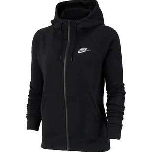 Bluza Kobieta Nike Nsw Essntl Fz Flc czarny - Bluzy sportowe damskie - miniaturka - grafika 1