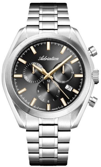 Zegarek Adriatica Zegarek męski Adriatica A8350.51G6CH srebrny