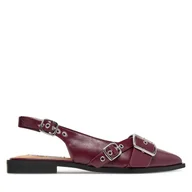 Sandały damskie - Sandały Steve Madden SM11003901 Bordowy - miniaturka - grafika 1