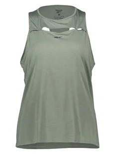 Reebok Top sportowy "Athletic" w kolorze khaki - Koszulki sportowe damskie - miniaturka - grafika 1