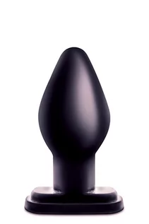 Korki analne - Blush Anal Adventures Xl Plug Black - korek analny - grafika 1